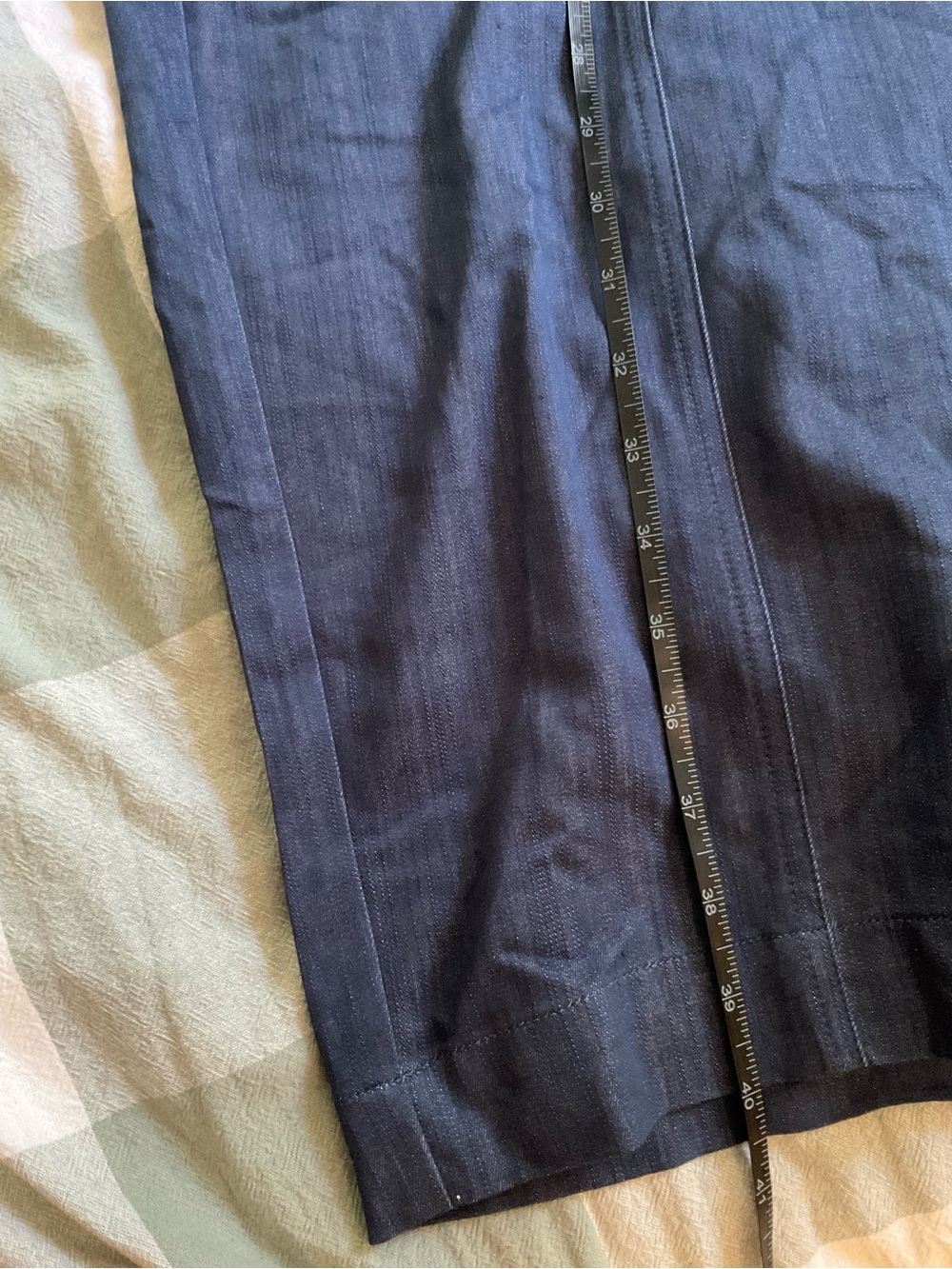 Anthropologie Women’s Maison d’Amelie Navy Drawstring Relaxed Trousers - Picture 6 of 9